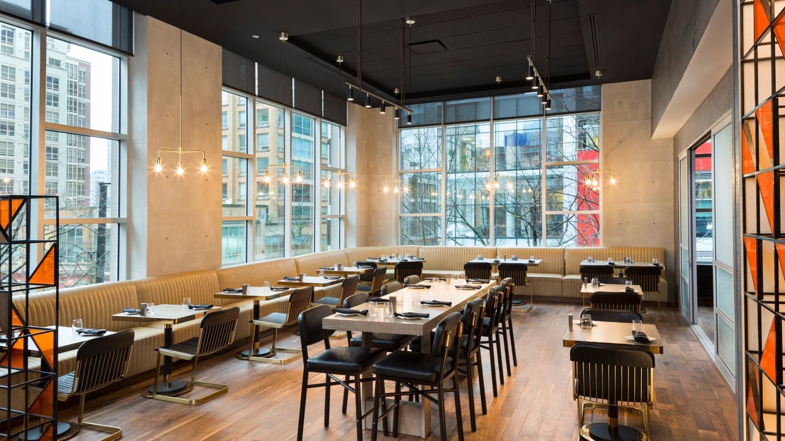 Hilton Vancouver Downtown, Bc, Canada المطعم الصورة